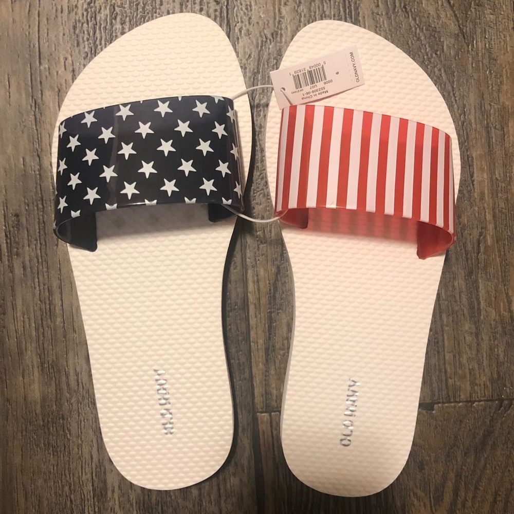 RW&B stars & stripes sandals